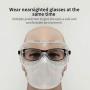 Safety Goggles Outdoor Anti Droplet Anti Fog Eye Protector Protective Glasses Splash Safety Goggles Prevent Dust Droplets Saliv Gas