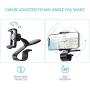 Car Phone Holder Cell Phone Holder for Car Dashboard Cell Phone Holder Dashboard Mount Car Phone Holder Compatible with Smartphones iPhone Samsung (Style 1, Adjustable Mobile Clip)