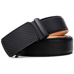 Mens Belt,Bulliant Slide Ratchet Belt For Men Genuine Leather, Trim To Fit