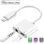 [Apple MFi Certified] Lightning to Headphone Jack Adapter, for iPhone Dongle 2 in 1 Charger/Earphones Audio Jack Splitter Aux Cable Connector, Compatible with iPhone 7/7 Plus/8/8P lus/11/X/XS/XS MAX