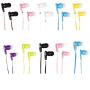 JustJamz 30 Pack 3.5mm Stereo in-Ear Earbud Headphones - Earphones (Assorted Colors)