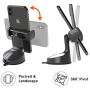 Kenu Airbase Pro | Premium Car Phone Mount | Android + iPhone Car Phone Holder for iPhone 11 Pro Max/11 Pro/11, iPhone Xs Max/Xs/XR/X, iPhone 8 Plus/8, iPhone 7 Plus/7, Samsung Phone Stand | Black