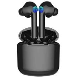 ZBC True Wireless Earbuds Bluetooth V5.0 Headphones Waterproof in-Ear Earphones Noise Cancelling HD Stereo Sweatproof Headsets Smart Touch for Kids and Adults Sport Running Driving Workout Gym