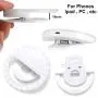 Disnadda Selfie Ring Light,3 Lighting Modes Rechargeable Clip on Selfie Fill Light with 36 Led for iPhone Laptop Android Smart Phone Photography, Camera Video, Girl Makes Up(White) Disnadda Selfie Ring Light,3 Lighting Modes Rechargeable Clip on Selfie Fill Light with 36 Led for iPhone Laptop Android Smart Phone Photography, Camera Video, Girl Makes Up(White)