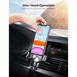UGREEN Car Phone Mount Air Vent Cell Phone Holder Compatible for iPhone 11 Pro Max SE XS X XR 8 Plus 7 6 6S, Samsung Galaxy S20 S10 Plus S9 S8 Note 9 8 S7 Edge S6, Google Pixel 4 3 XL LG V40 V30 G7 G8