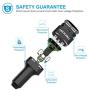 TECKNET USB Car Charger, PowerDash D2 9.6A/48W 4-Port Rapid USB Car Charger with BLUETEK Technology Compatible with iPhone X/8/7/6/6 Plus, iPad Air 2/Mini 4,Samsung Galaxy S6/S6 Edge and More…