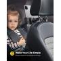 Headrest Tablet Holder, Car Tablet Mount - Lamicall Headrest Stand Cradle Compatible with Devices Such as iPad Pro Air Mini, Galaxy Tabs, Other 4.7-12.9" Cell Phones and Tablets - Black