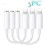 for iPhone Headphone Adapter Jack to 3.5mm Dongle for iPhone Xs/XR/XS Max/X /8/8Plus/7/7Plus.Earphone Adaptor Female Connector Audio Cable Earbuds Aux Converter Support All iOS System[3 Pack]