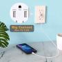 AllEasy 5.0A USB Outlet 10Pack, Duplex 15Amp Tamper Resistant Receptacles with 5.0A High Speed Dual USB Charging Port, Wall Plate Included Compatible with iPhone, Samsung Galaxy S9 & Other Smartphones