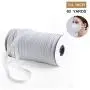 80 Yards Length 1/4 Inch Width Braided Elastic Band White Elastic String Cord Heavy Stretch High Elasticity Knit Elastic Band for Sewing Craft DIY 80 Yards Length 1/4 Inch Width Braided Elastic Band White Elastic String Cord Heavy Stretch High Elasticity Knit Elastic Band for Sewing Craft DIY