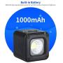 ULANZI L1 Pro Mini LED Light Waterproof LED Lighting with 20 Color Gels for Smartphone Camera Drone Photography,Video, Underwater,Compatible w DJI OSMO Action Gopro 8 7 6 5 iPhone DSLR Cameras