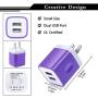 Charging Block, 3Pack 2.1A Wall Charger Plug Portable USB Cube Brick Quick Charger Adapter Compatible with iPhone 11/11 Pro Max/Xs Max/Xs/XR/X/8/7/6S/6 Plus, Moto G8 G7/G7 Plus/G7 Play/G7 Powe/G6 Plus
