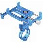GUB Universal Bicycle & Motorcycle Cell Phone Mount, Full Display Phone Bike Holder with 360° Rotation Adjustable for iPhone X, Huawei P20, Samsung Note9 Note9+ (PLUS6 Blue)