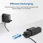 KIWI design Battery Pack for Oculus Quest VR Headset, 5000 mAh VR Power Bank Portable Charger with USB-C Charging Cable for Oculus Quest Accessories (Black) KIWI design Battery Pack for Oculus Quest VR Headset, 5000 mAh VR Power Bank Portable Charger with USB-C Charging Cable for Oculus Quest Accessories (Black)