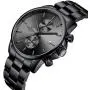 GOLDEN HOUR Mens Watches with Black/Silver Stainless Steel and Metal Casual Waterproof Chronograph Quartz Watch, Auto Date in Colorful Hands GOLDEN HOUR Mens Watches with Black/Silver Stainless Steel and Metal Casual Waterproof Chronograph Quartz Watch, Auto Date in Colorful Hands