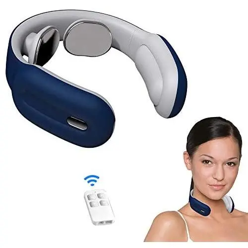 Neck Massager,Intelligent Portable Neck Massager with Heat Cordless,3 Modes 15 Levels Smart Deep Tissue Trigger Point Massage Use at Office,Car,Home,Outdoor Neck Massager,Intelligent Portable Neck Massager with Heat Cordless,3 Modes 15 Levels Smart Deep Tissue Trigger Point Massage Use at Office,Car,Home,Outdoor