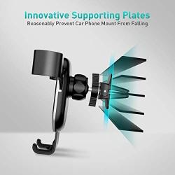 VICSEED Vent Clip for Air Vent Car Phone Mount, Twist-Lock Stable Vent Clip for Cell Phone Holder for Car, Ball Head 17mm