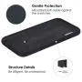 Vinve Liquid Silicone Case for Samsung Galaxy A10e, Gel Rubber Full Body Protection Shockproof Cover Slim Fit Case Drop Protection Case (Black)