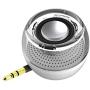 Portable Speaker, Leadsound Crystal 3W 27mm 8Ω Mini Wireless Speaker with 3.5mm Aux Audio Jack Plug in Clear Bass Micro USB Port Audio Dock for Smart Phone, for iPad, Computer (White)