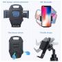 Car Cup Holder Phone Mount，Adjustable Automobile Cup Holder Smart Phone Cradle Car Mount with a Flexible Long Neck Compatible for Cell Phones iPhone Xs Max/X/8/7 Plus/Galaxy and All Smartphones