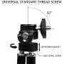 Lightweight Mini Webcam Tripod for Smartphone, Logitech Webcam C920 C922 Small Camera Desk Tripod Mount Cell Phone Holder Table Stand (Black)