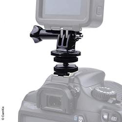 CamKix Hot Shoe Mount Adapter Kit Compatible with Phone, Action Cam to The Flash Mount of Your DSLR Camera - Record Your Photo Shoot or use Phone Apps for Lighting