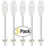 Micro USB Cable Android Charger, SMALLElectric (5 - Pack, 3 FT) USB to Micro USB High Speed USB2.0 Sync and Charging Cables for Samsung, HTC, Motorola, Nokia, Kindle, MP3, Tablet and More