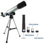 Telescope, Oumoda Travel Scope, 90 X Refractor Telescope, Astronomy Telescope Tabletop Nature Exploration Gifts Toys for Kids, Adults Sky Star Gazing, Birds Watching