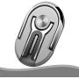 Silver Multipurpose Mobile Phone Bracket, Stand 360 Degree Rotation Phone Ring Holder for Car Home HENGBANG