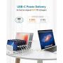 USB C PD 60W Charging Station with QC 3.0, Unitek 160W 10-Port USB Quick Charger Dock, Power Delivery Compatible with Laptop MacBook 2015 or Later, Pixel, Upgraded Dividers