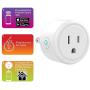 Premier Smart Plug Cam Alexa Google Assist Compatible Smarthome Wireless Home WiFi Safety Camera Outlet Bundle, 1 Pack Each Smartphone App Enabled Accessory, White