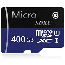 400GB Micro SD Card SDXC Memory Card High Speed Class 10 Designed for Android Smartphones, Tablets with Adapter