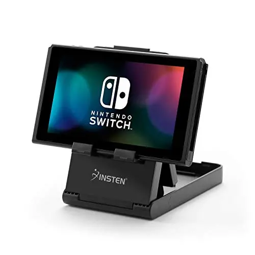 Insten Portable Playstand Compatible with Nintendo Switch / Lite, Compact Design Desktop Play Stand with Multi Viewing Angle, Also Compatible with Cell Phone Tablet iPad iPhone XR XS Max X 8 7 6s Plus Insten Portable Playstand Compatible with Nintendo Switch / Lite, Compact Design Desktop Play Stand with Multi Viewing Angle, Also Compatible with Cell Phone Tablet iPad iPhone XR XS Max X 8 7 6s Plus