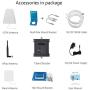 5G Cell Phone Signal Booster for Home and Office - Improves 5G and 4G LTE Signal for Verizon, AT&T, T-Mobile, Sprint -Supports All US Carriers - Cover Up to 5,500 sq ft