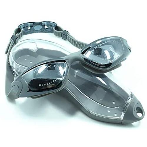 Swim Goggles, Swimming Goggles No Leaking Anti Fog Uv Protection Triathlon Swim Goggles with Free Protection Case for Adult Men Women Youth Kids Child-Plating Silver Swim Goggles, Swimming Goggles No Leaking Anti Fog Uv Protection Triathlon Swim Goggles with Free Protection Case for Adult Men Women Youth Kids Child-Plating Silver