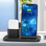 BEACOO Angle Adjustable Wireless Charger, 2 in 1 Fast Wireless Charging Stand Compatible with iPhone & Airpods Dock for iPhone 11/11 pro maxX XS XR Xs Max 8 8 Plus Airpods 1/2(Not fit Airpods Pro)