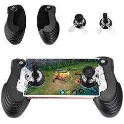 Universal Mobile Game Grip Joystick,Touch Screen Gamepad Controller Rocker, Ergonomic Design Handle Holder Compatible for Smart Phone Pads Games