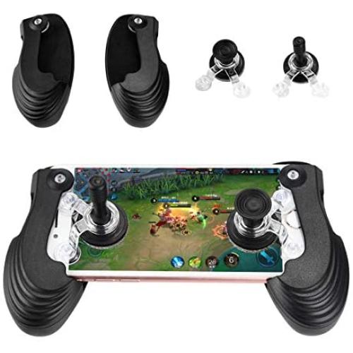 Universal Mobile Game Grip Joystick,Touch Screen Gamepad Controller Rocker, Ergonomic Design Handle Holder Compatible for Smart Phone Pads Games
