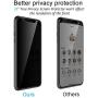 [4 Pack] Tauri 2 Pack Privacy Screen protector + 2 Pack camera lens Protector for iPhone 11 Pro 5.8-inch, Bubble Free [Tempered Glass] [Scratch-resistant]