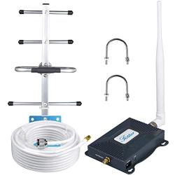 AT&T Cell Phone Signal Booster 4G LTE AT&T T-Mobile Cell Phone Booster 700mhz Band 12/17 Cell Booster Home ATT Cricket Cell Signal Booster Mobile Signal Amplifier Yagi Antenna Kit Boost 4G Data/Call