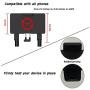 Polifall Upgrade Cell Phone Holder, Universal Mobile Phone Stand, Flexible Long Lazy Neck Waist Bracket, Adjustable 360° Free Rotating Gooseneck Mount with Multiple Function for Bed Couch Kitchen