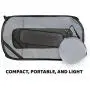 Downtown Pet Supply Foldable Travel Kennel Cat Tent Enclosure for Pets with Carry Case, Perfect as Collapsible Playpen, Carrier, or Crate (Standard & Giant)