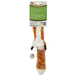 SPOT Ethical Pets Plush Skinneeez Fox 14-Inch Stuffingless Dog and cat squeaking Toy, Multicolor (5498)