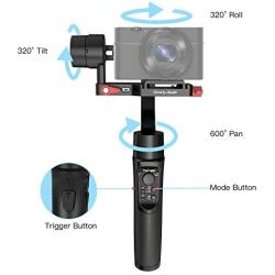 Hohem iSteady Multi Gimbal for Compact Camera 3-Axis Handheld Gimble Stabilizer for Sony RX100M7/6/5/4/3 RX0 II Gopro & Osmo Action Camera and Smartphone 3 in 1 Gimbal Stabilizer