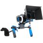 Morros DSLR Rig Movie Kit Shoulder Mount Rig with Follow Focus and Matte Box for All DSLR Cameras and Video Camcorders