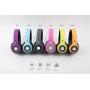 iJoy Matte Finish Premium Rechargeable Wireless Headphones Bluetooth Over Ear Headphones Foldable Headset with Mic (SRG-Lime)