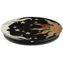 Black Vintage Moon Sun and Stars & Design PopSockets Grip and Stand for Phones and Tablets