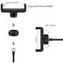 Selvim 6 inch Selfie Ring Light with Cellphone Holder Stand- Ring Light Stand for Live Stream ＆ Makeup, 64 LED Bulbs 3 Light Modes 10-Level Brightness 360° Rotating for iPhone Android Cell Phone