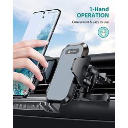VICSEED Phone Holder for Car [Case Friendly] Ultra Stable Car Phone Mount Air Vent Car Cell Phone Holder for Car Fits for iPhone SE 11 Pro XS Max X XR Galaxy S20 S20+ S10 S9 Note 20 10 10+ All Phone