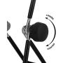 Adjustable Cell Phone Stand, Universal Multi Angle Stand Holder for iPhone X, iPhone 8/7/6S/6/Plus, Samsung and All Android Smartphones-Black